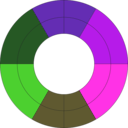 download Goethes Color Wheel Old clipart image with 270 hue color