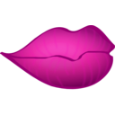 download Red Lips clipart image with 315 hue color