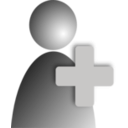 download Users clipart image with 180 hue color