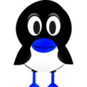 download Urubux Tux Cousin clipart image with 180 hue color