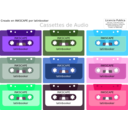 download Cassettes De Audio clipart image with 315 hue color