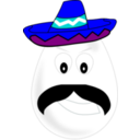 download Mexican Egg clipart image with 180 hue color