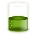 download Cylinder Half Full clipart image with 225 hue color