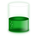 download Cylinder Half Full clipart image with 270 hue color