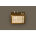 download Blue Ui Calendar clipart image with 180 hue color