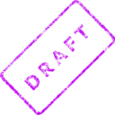 download Draft Business Stamp 2 clipart image with 270 hue color