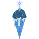 download Ice Cream clipart image with 180 hue color