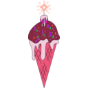 download Ice Cream clipart image with 315 hue color