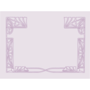 download Art Nouveau Ornament Frame clipart image with 270 hue color