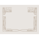 Art Nouveau Ornament Frame