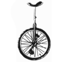 download Unicycle clipart image with 90 hue color