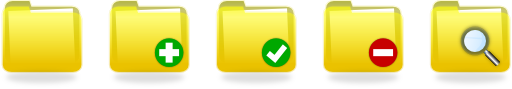 Yellow Folder Icons