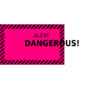 download Dangerous clipart image with 270 hue color