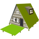 download A Frame House clipart image with 45 hue color