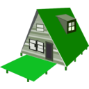 download A Frame House clipart image with 90 hue color