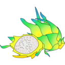 download Dragon Fruit clipart image with 90 hue color