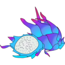 download Dragon Fruit clipart image with 225 hue color