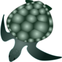 download Turtle clipart image with 135 hue color