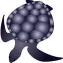 download Turtle clipart image with 225 hue color