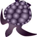 download Turtle clipart image with 270 hue color