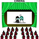 download Cinema clipart image with 135 hue color