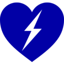 download Defibrillator Logo clipart image with 90 hue color
