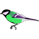 download Great Tit clipart image with 90 hue color