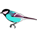 download Great Tit clipart image with 135 hue color