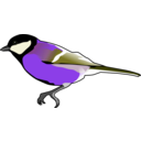 download Great Tit clipart image with 225 hue color