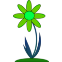 download Red Flower clipart image with 90 hue color
