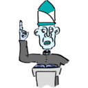 download Priest clipart image with 180 hue color