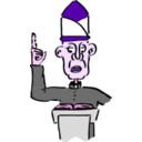 download Priest clipart image with 270 hue color