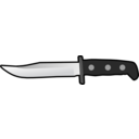 Simple Flat Knife Side View