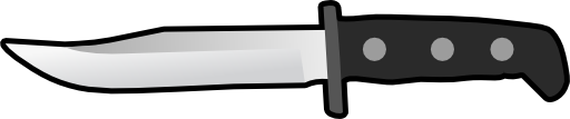 Simple Flat Knife Side View