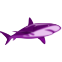 download Shark Shaded clipart image with 90 hue color