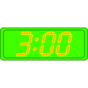 download Digital Clock clipart image with 45 hue color