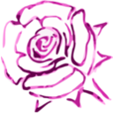 download Rose clipart image with 315 hue color