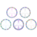 download Peace Symbol Pastels clipart image with 225 hue color