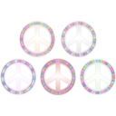 download Peace Symbol Pastels clipart image with 315 hue color