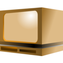 download Tv clipart image with 180 hue color