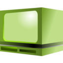 download Tv clipart image with 225 hue color