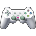 download Joystick Ps1 clipart image with 225 hue color