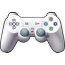 download Joystick Ps1 clipart image with 270 hue color