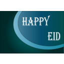 download Happy Eid clipart image with 180 hue color