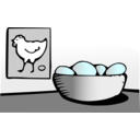 download Eggs clipart image with 135 hue color