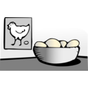 download Eggs clipart image with 0 hue color