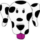 download Spotty Dog clipart image with 315 hue color