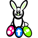 download Bunney Of Easter clipart image with 90 hue color