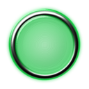 download Red Button With Internal Light And Glowing Bezel clipart image with 135 hue color
