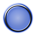 download Red Button With Internal Light And Glowing Bezel clipart image with 225 hue color